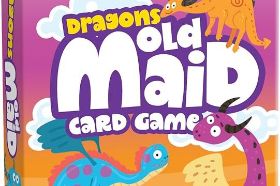 Dragons Old Maid puts a fantasy twist on the beloved children's card game, featuring colorful dragon artwork. A perfect first card game for young players that's fun for the whole family.