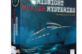 A story-based crime investigation game for 1-5 players set aboard a luxury cruise ship in the late 1980s. Choose from 27 unique cases, interrogate 12 suspects, and search 24 locations to solve the murder â€” playable competitive, cooperative, or solo.