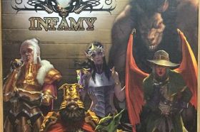 League of Infamy is a competitive dungeon-crawl game where players control rival villains competing to loot dungeons and claim the most glory. A unique twist on the dungeon-crawl genre that rewards clever treachery and tactical combat.