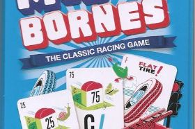 Mille Bornes is the classic French card game of road trips and racing obstacles, where players race to 1,000 kilometers while sabotaging opponents with flat tires and red lights. A beloved family game with over 60 years of history.